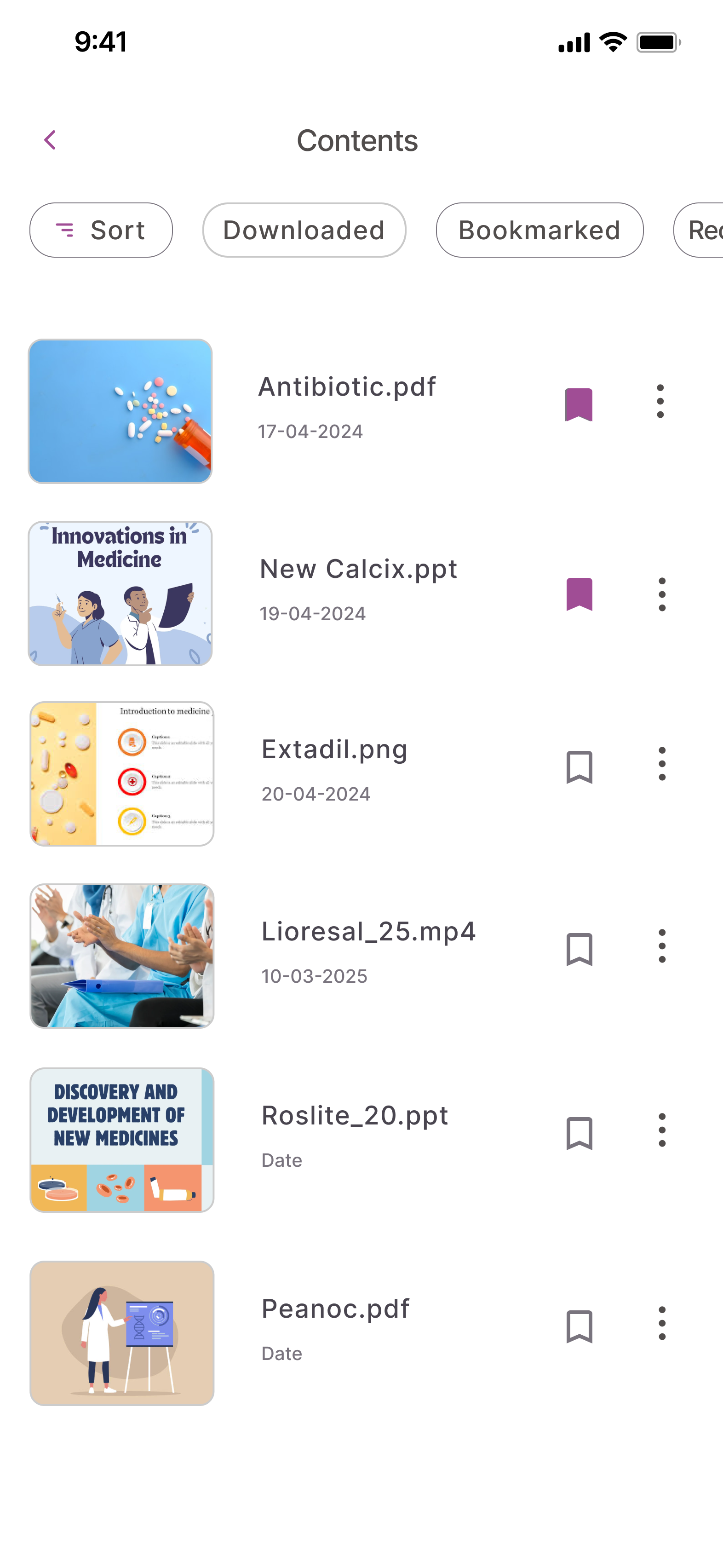 Event Module Screenshot