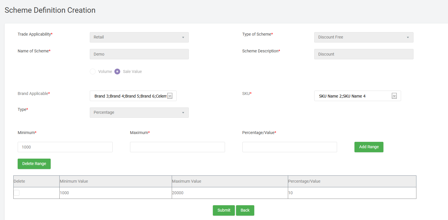 Event Module Screenshot
